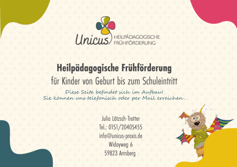 Heilpädagogische Frühförderung Unicus GmbH & Co KG Paderborn: Anbieterprofil und Kontakt